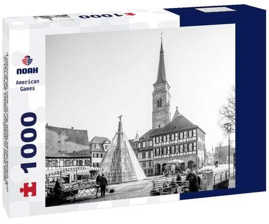 Noah Jigsaw Puzzle A panoramic view of the white sandy beach and ocean at the popular destination of Coverack in Cornwall, United Kingdom in black white 1000 pieces