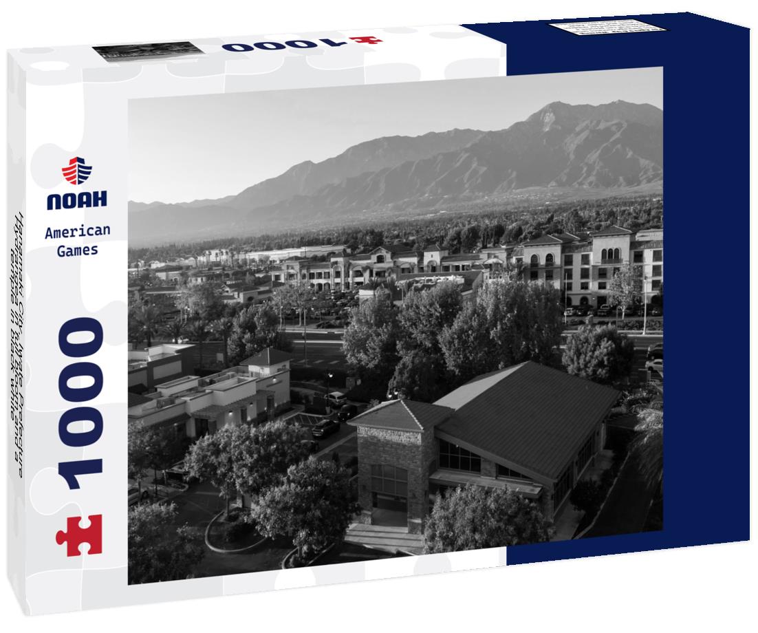 Noah Jigsaw Puzzle Hanamaki City, Iwate Prefecture Hydrangea in full bloom and a temple in black white 1000 pieces