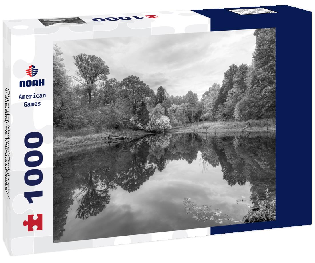 Noah Jigsaw Puzzle Pinnacles National Park located in the Salinas Valley in Central California, USA in black white 1000 pieces