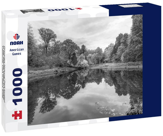 Noah Jigsaw Puzzle Pinnacles National Park located in the Salinas Valley in Central California, USA in black white 1000 pieces