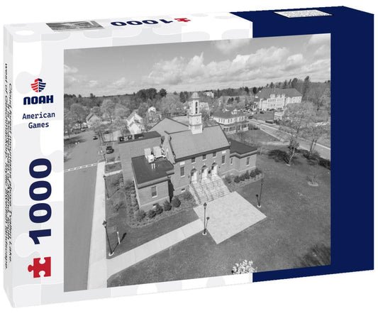 Noah Jigsaw Puzzle Cloud forest mountains above Tvallen Lake. It is located east of Axland, south-west of Geschmackorp. Idyllic Swedish landscape. Sweden's in black white 1000 pieces