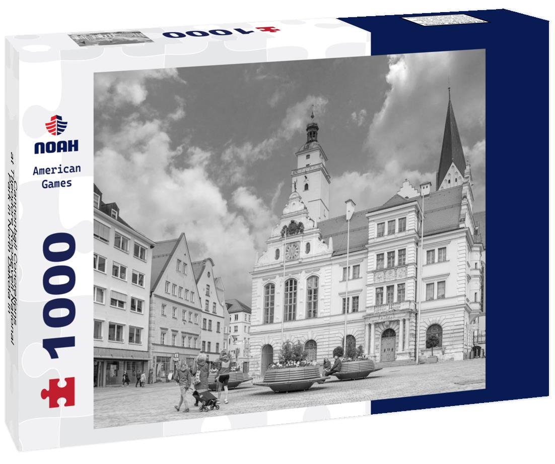 Noah Jigsaw Puzzle Cannonball Concretions at Theodore Roosevelt National Park in North Dakota in black white 1000 pieces