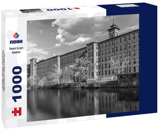 Noah Jigsaw Puzzle Aerial view of Goiania on a beautiful sunny day. Goiania, Goias, Brazil in black white 1000 pieces