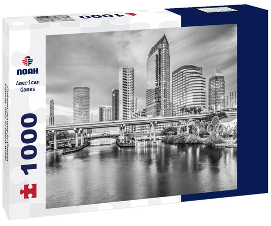 Noah Jigsaw Puzzle Colored houses in Genoa, Liguria, Italy in black white 1000 pieces