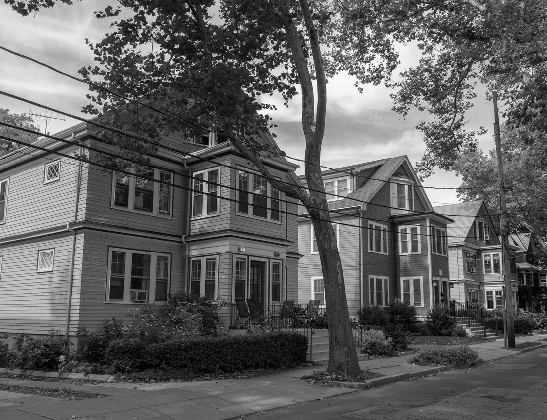 Noah Jigsaw Puzzle Kalisz, Poland. Architecture of Swietego Stanislawa Street in black white 1000 pieces