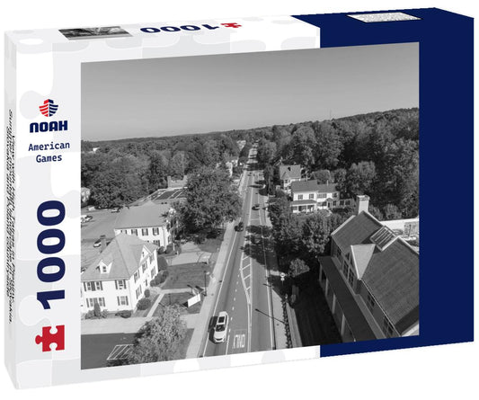 Noah Jigsaw Puzzle View with High Tatras in Pieniny. Summer mountain landscape in Slovakia. Slovakia and Poland countryside in black white 1000 pieces