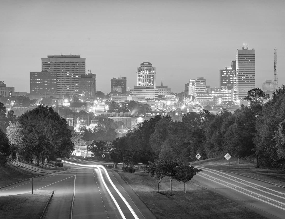 Noah Jigsaw Puzzle Aerial view of Contagem, Belo Horizonte in black white 1000 pieces