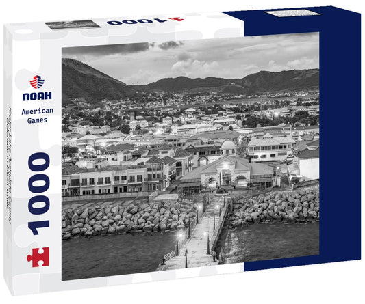 Noah Jigsaw Puzzle Krater Lake Archuleta County Colorado in black white 1000 pieces