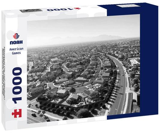 Noah Jigsaw Puzzle Maastricht City Hall (Stadhuis) and Market Square at dusk, Netherlands in black white 1000 pieces