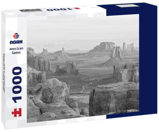 Noah Jigsaw Puzzle Town hall in Grudziadz, Poland in black white 1000 pieces