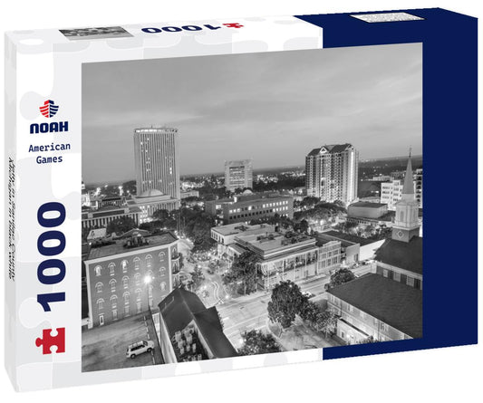 Noah Jigsaw Puzzle Jetty in Sanilac County, Michigan in black white 1000 pieces