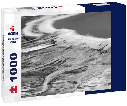 Noah Jigsaw Puzzle Tanyard Creek Park in Bella Vista, Arkansas in black white 1000 pieces