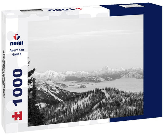 Noah Jigsaw Puzzle The historic German town of Rotenburg an der Fulda in black white 1000 pieces