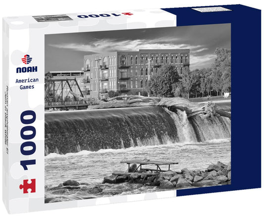 Noah Jigsaw Puzzle Roman amphitheater El Jem in black white 1000 pieces