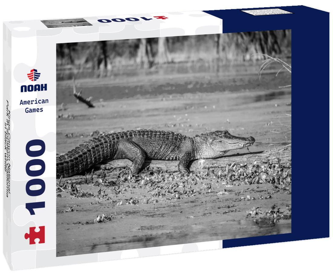 Noah Jigsaw Puzzle Kings Canyon National Park in Southern California in black white 1000 pieces