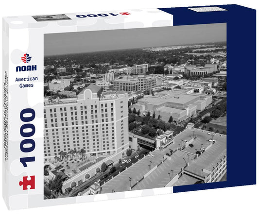 Noah Jigsaw Puzzle Bench overlooking Rochester Dam, John Prine Memorial Park, Kentucky in black white 1000 pieces