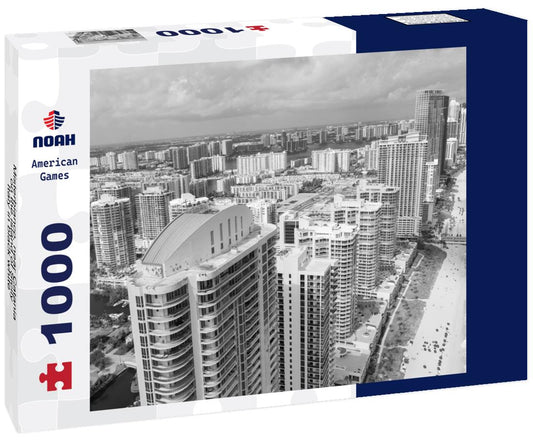 Noah Jigsaw Puzzle Misterbianco, near Catania on the island of Sicily, Italy in black white 1000 pieces