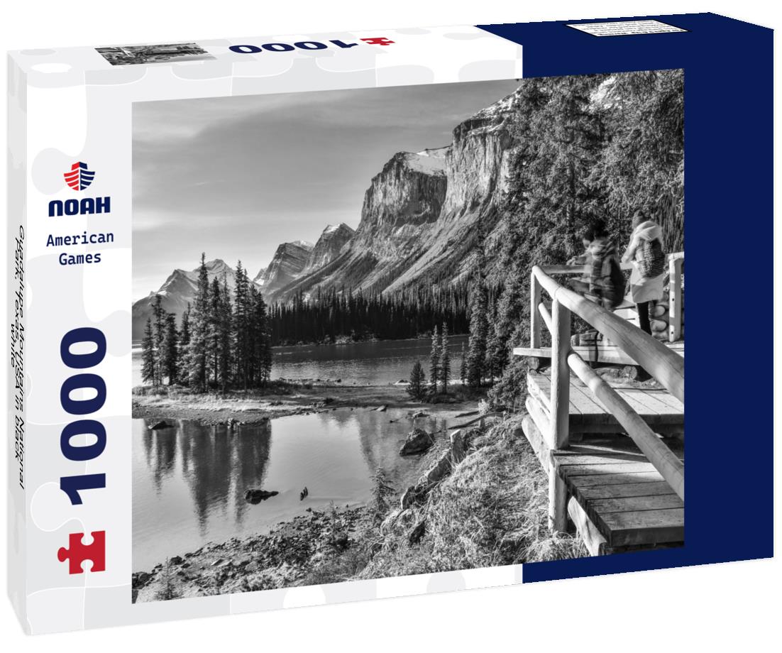 Noah Jigsaw Puzzle Guadalupe Mountains National Park, Texas, USA in black white 1000 pieces