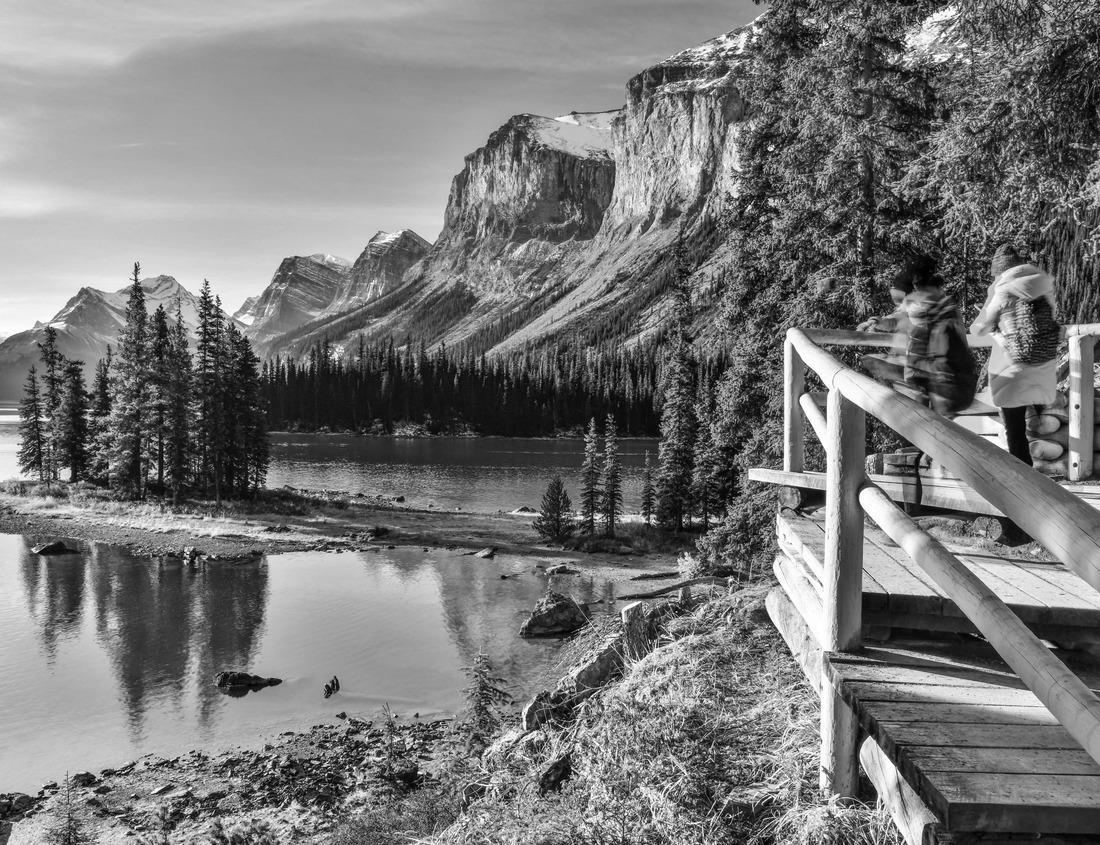 Noah Jigsaw Puzzle Guadalupe Mountains National Park, Texas, USA in black white 1000 pieces