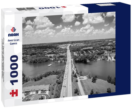 Noah Jigsaw Puzzle Pura Taman Saraswati Temple in Ubud, Bali, Indonesia, October 2023 in black white 1000 pieces