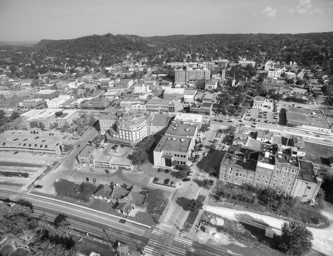 Noah Jigsaw Puzzle Cathedral in Osnabrück, Lower Saxony, Germany in black white 1000 pieces