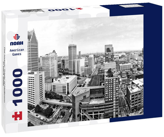 Noah Jigsaw Puzzle The historic ?Halle of Heilbronn in black white 1000 pieces