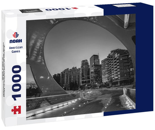 Noah Jigsaw Puzzle Autumn at Cliff Palace in Mesa Verde National Park in Colorado in black white 1000 pieces