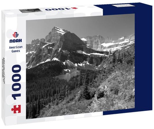 Noah Jigsaw Puzzle Old city of Delft, Netherlands in black white 1000 pieces