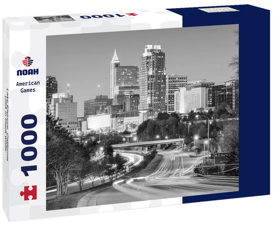 Noah Jigsaw Puzzle Lake Elsinore, California, USA in black white 1000 pieces