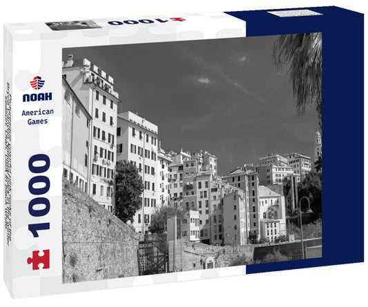 Noah Jigsaw Puzzle Picturesque colorful pink rocks of the Bryce Canyon National park in the winter season, Utah, USA in black white 1000 pieces