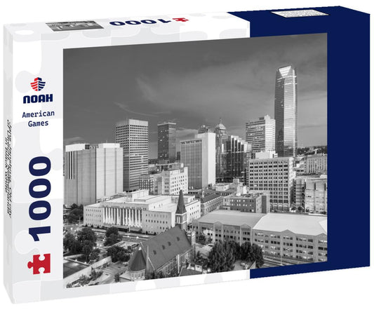 Noah Jigsaw Puzzle Jans Jansbrug, Old city of Utrecht, Netherlands in black white 1000 pieces