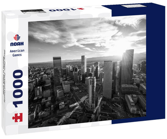 Noah Jigsaw Puzzle Stony Plain, Parkland County, Alberta in black white 1000 pieces