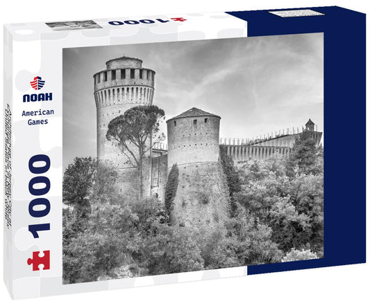 Noah Jigsaw Puzzle Architecture of Jersey City at Exchange Place in New Jersey, United States in black white 1000 pieces