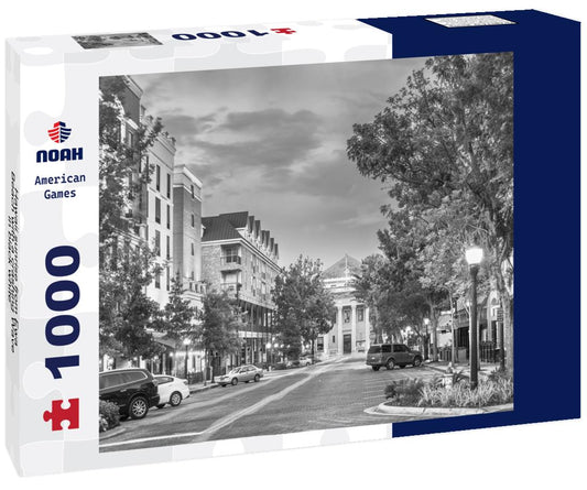 Noah Jigsaw Puzzle Hawaii sunrise from Ewa Beach with a crashing Wave in black white 1000 pieces