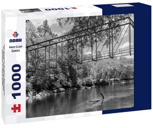 Noah Jigsaw Puzzle The ancient Al-Dayr Monastery in Petra, Jordan during the daytime in black white 1000 pieces