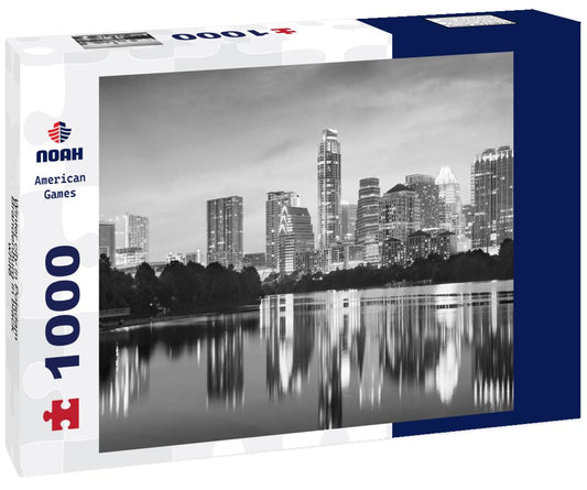 Noah Jigsaw Puzzle Winter city in Potsdam, Brandenburg in black white 1000 pieces