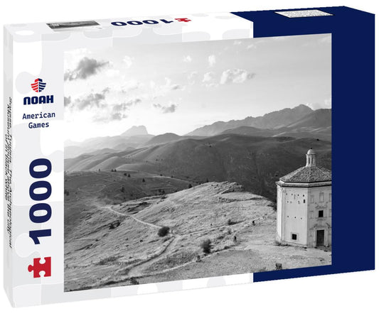 Noah Jigsaw Puzzle Sousse, Tunisia. The Archaeological Museum Sousse above the city of in black white 1000 pieces