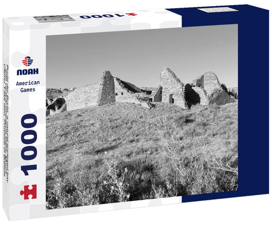 Noah Jigsaw Puzzle Bucht der Bucht, a natural enclosed bay with vertical limestone slabs, Mount Clemo, Lake Iseo, Province of Brescia, Lombardy, Italy in black white 1000 pieces