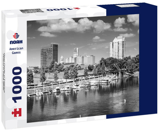 Noah Jigsaw Puzzle Piast Castle in Legnica, Poland in black white 1000 pieces