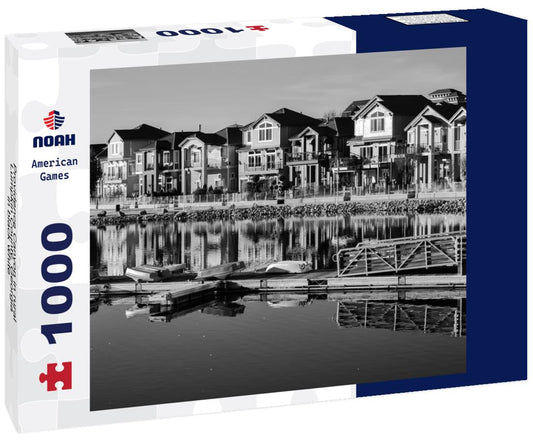 Noah Jigsaw Puzzle Providence Canyon in rural Lumpkin County, Georgia in black white 1000 pieces