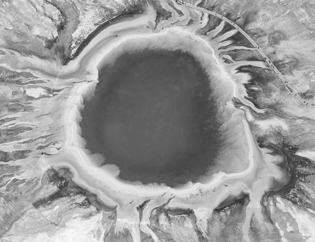 Noah Jigsaw Puzzle Carlsbad Caverns National Park in USA, New Mexico in black white 1000 pieces