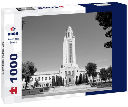 Noah Jigsaw Puzzle Old city of Zweibrücken, Germany in black white 1000 pieces