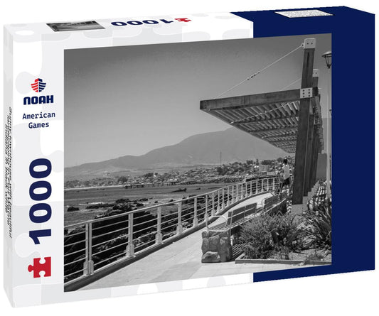 Noah Jigsaw Puzzle Sunny townhouse with beautiful landscaping in Fort Wayne, Indiana in black white 1000 pieces