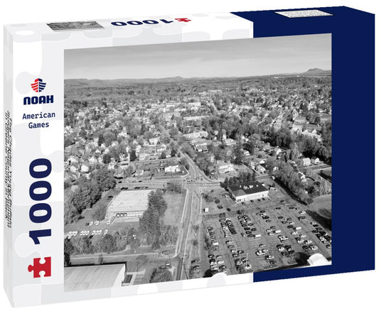 Noah Jigsaw Puzzle The Charles Young Buffalo Soldiers National Monument in Greene County in black white 1000 pieces