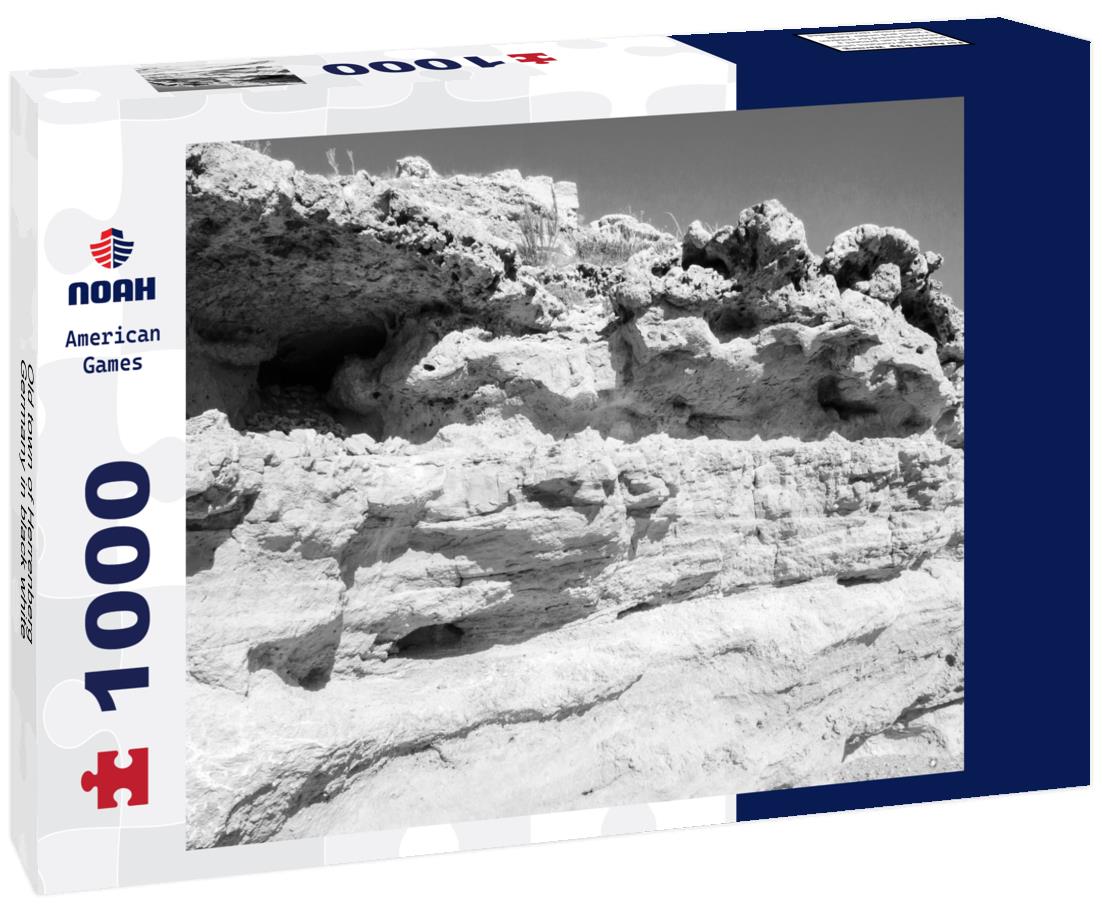 Noah Jigsaw Puzzle Old town of Herrenberg, Germany in black white 1000 pieces