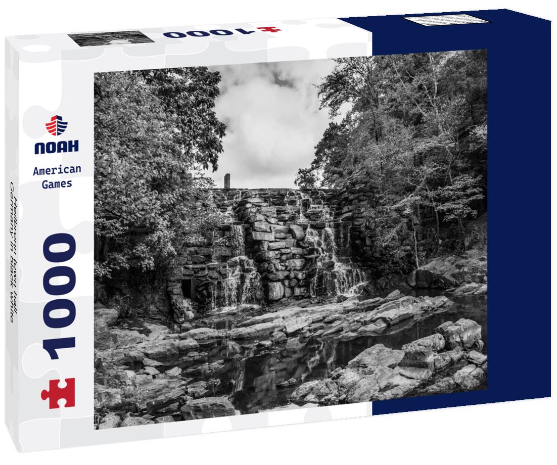 Noah Jigsaw Puzzle Heilbronn town hall, Germany in black white 1000 pieces