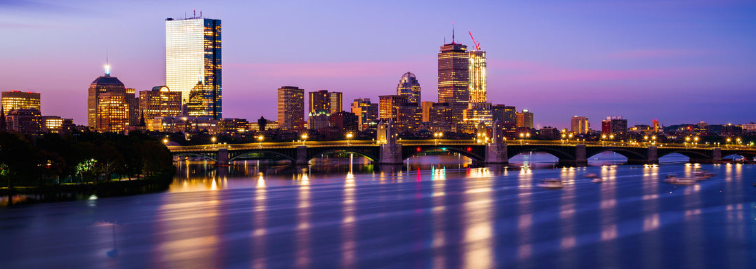Noah Jigsaw Puzzle Bridge in Boston city and Boston city skyline, Boston Massachusetts USA panorama 1000 pieces