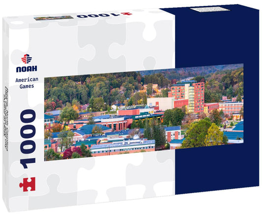 Noah Jigsaw Puzzle Boone, North Carolina, USA Campus and city skyline at dusk panorama 1000 pieces