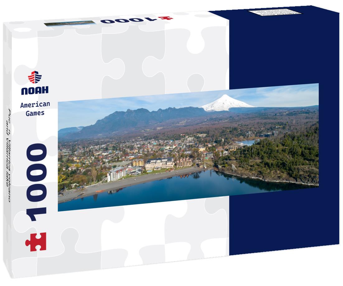 Noah Jigsaw Puzzle Pucón, Villarrica volcano and Villarrica lake panorama 1000 pieces