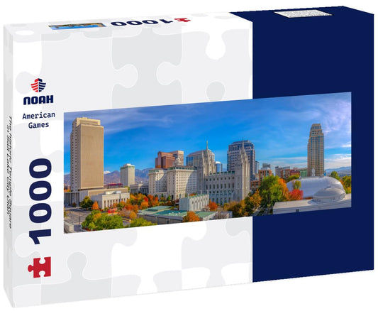 Noah Jigsaw Puzzle The historic Temple Square in Salt Lake City Utah panorama 1000 pieces